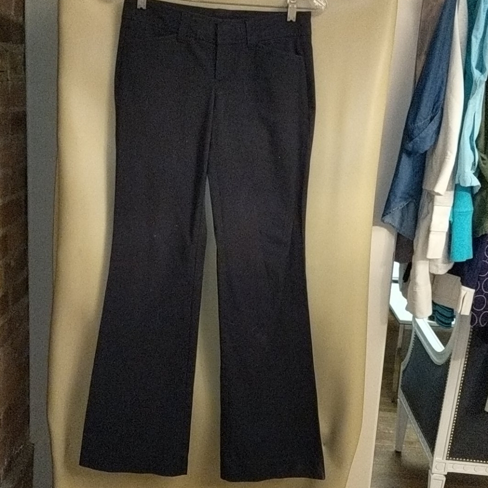 Lilly Pulitzer black cotton wide leg pants.